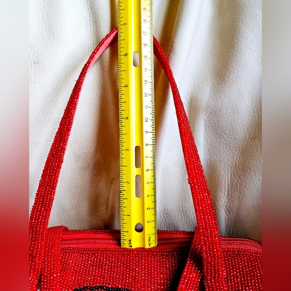 Coca-Cola Red Beaded Handbag - Picture 4 of 8